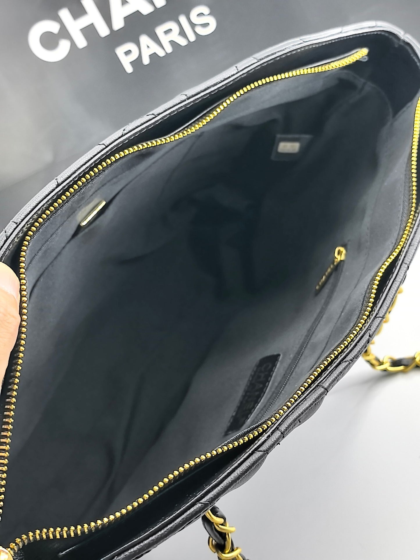 Camellia Luxe Chain Tote