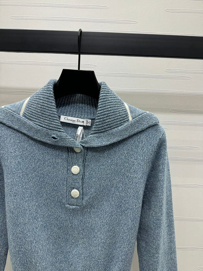 Christian Dior Star-Detail Wool Sweater