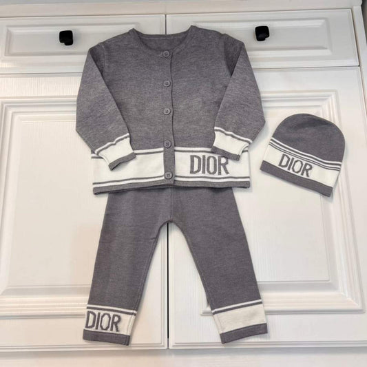 Dior Kids' 3-Piece Knitwear Set
