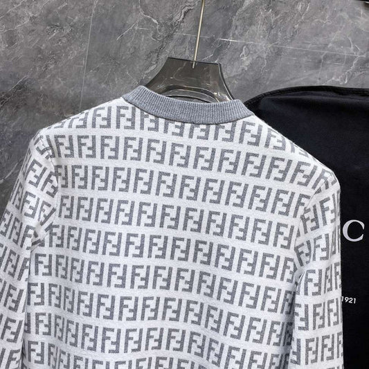 Fendi FF Logo Knit Sweater.