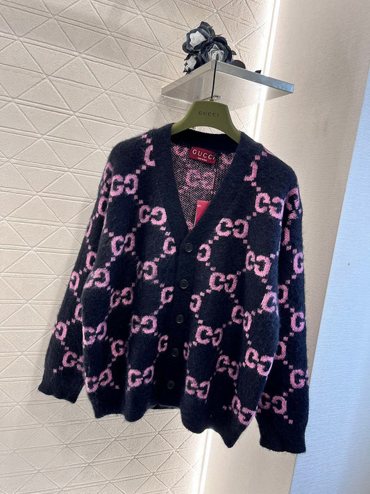 Gucci GG Monogram Knitted Cardigan