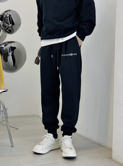 Maison Margiela Numeric Logo Sweatpants