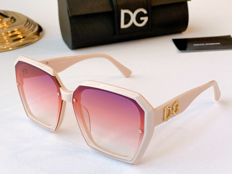 D&G Geometric Square Sunglasses – Multi-Color Collection