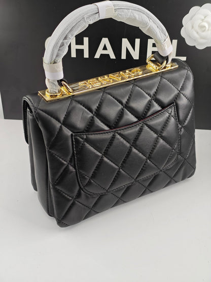 Classic Lambskin Top‑Handle Mini