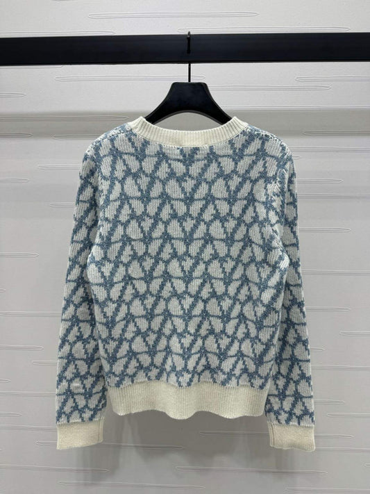 Dior Star Motif Wool Knit Sweater