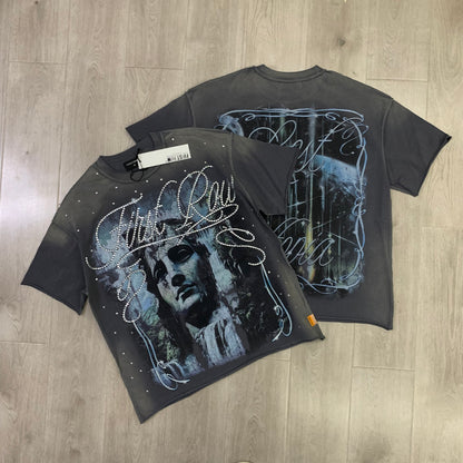 FIRST ROW Lost Utopia Unearth Cropped Tee