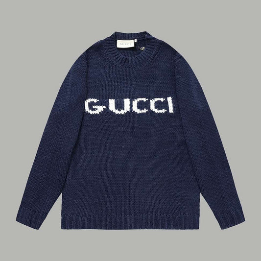 Gucci Navy Blue Knit Sweater