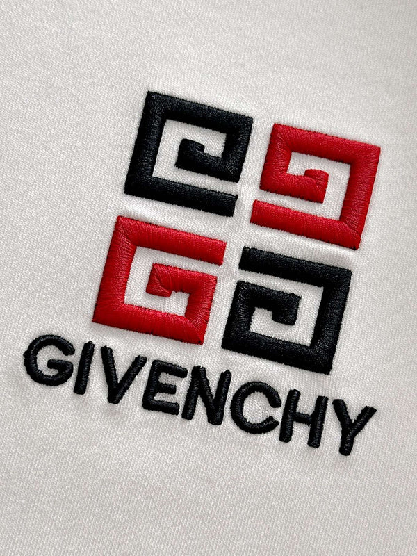 Givenchy Embroidered Logo Sweatshirt – Black & White
