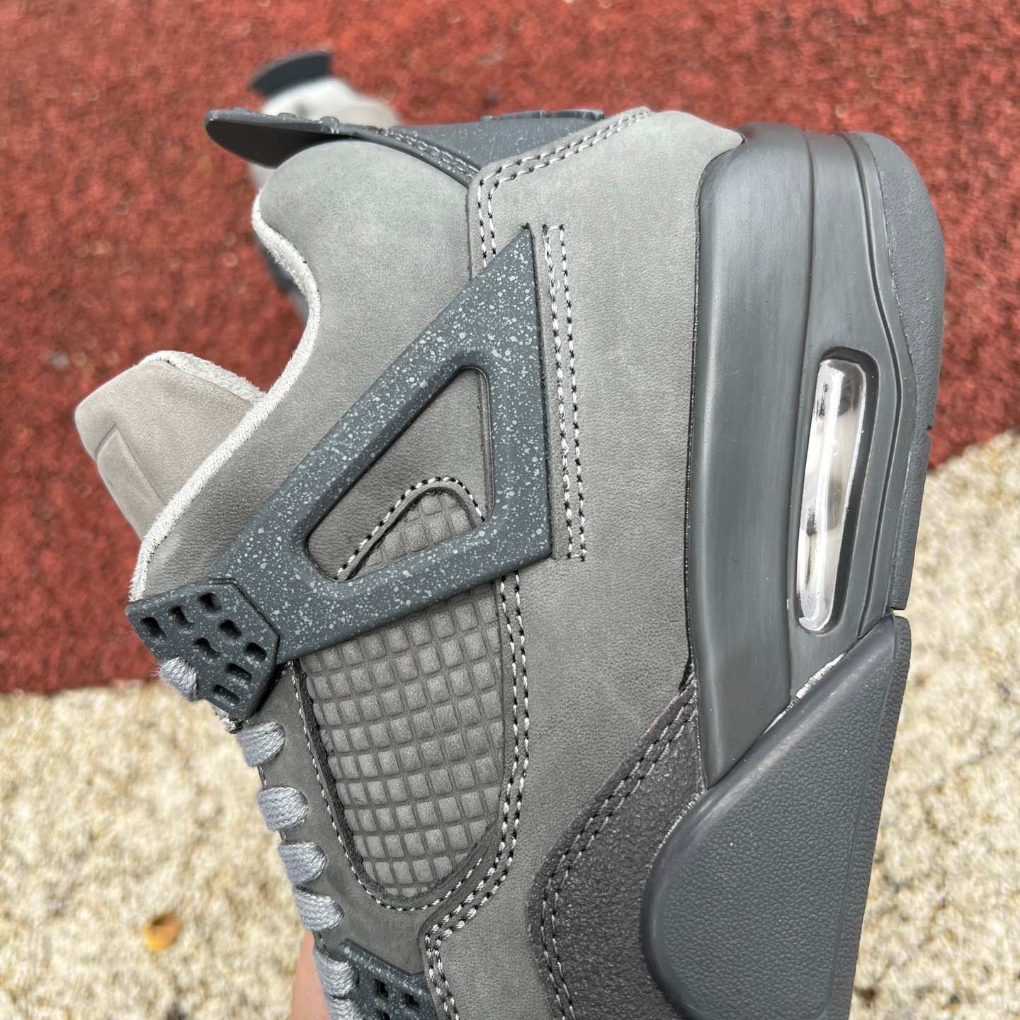 Elite Retro 4 Slate Suede