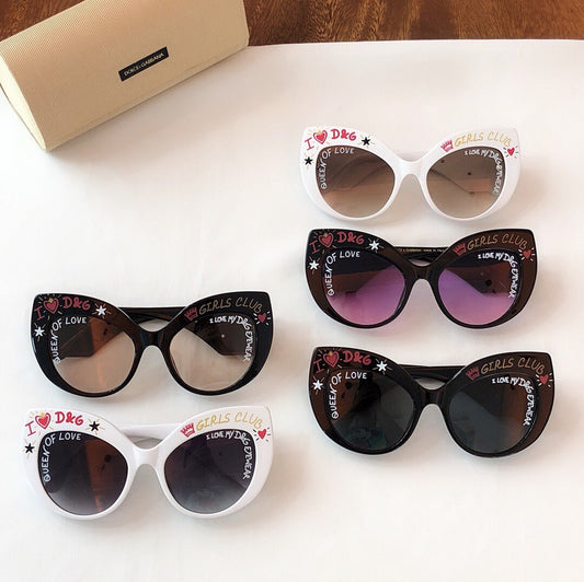 I ❤️ D&G Girls Club Oversized Cat-Eye Sunglasses