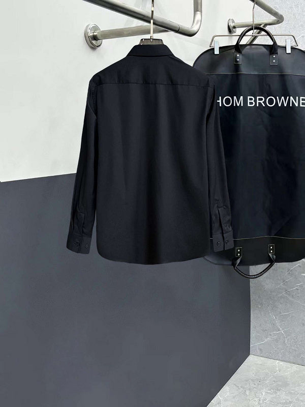 Balmain Paris Classic Black Dress Shirt