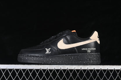 Premium Black Leather Low-Top Sneaker SD duck