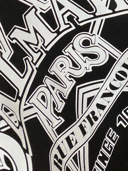 Balmain Paris Graphic Logo Sweatshirt