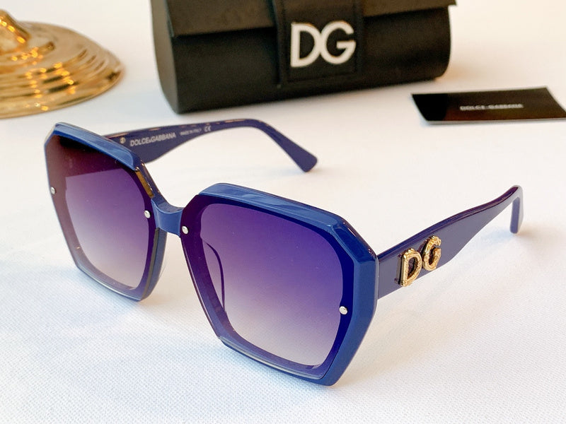 D&G Geometric Square Sunglasses – Multi-Color Collection