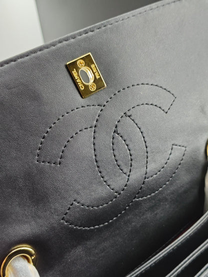Classic Lambskin Top‑Handle Mini