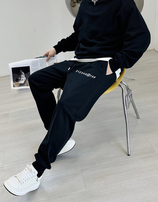 Maison Margiela Numeric Logo Sweatpants