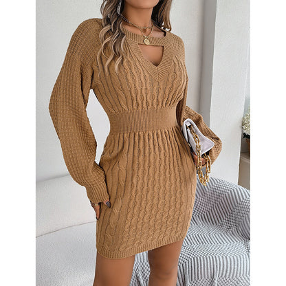 Ladies Bodycon Mini Fall Dress