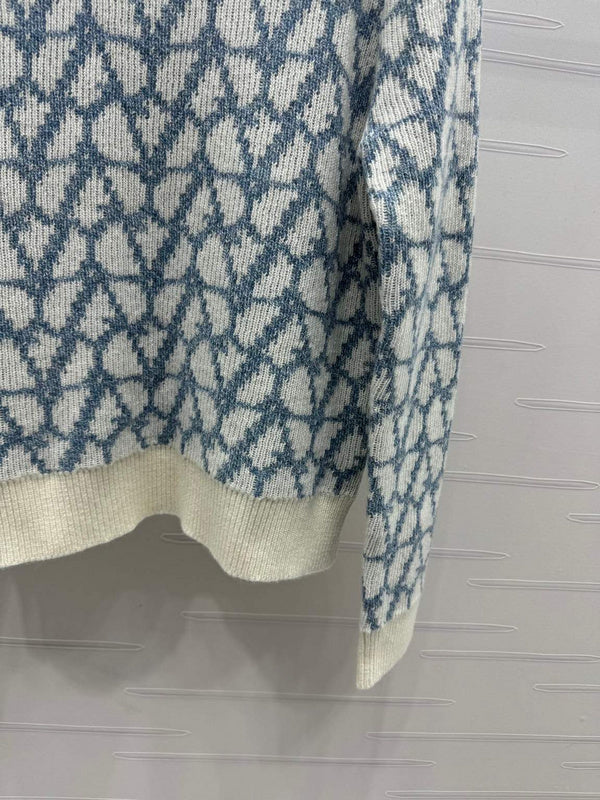 Dior Star Motif Wool Knit Sweater