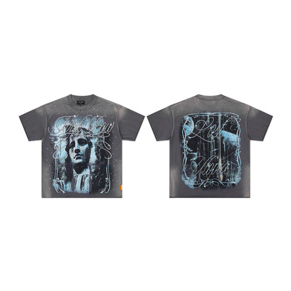 FIRST ROW Lost Utopia Unearth Cropped Tee