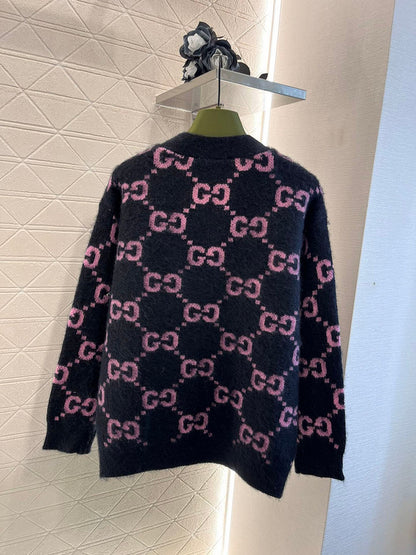 Gucci GG Monogram Knitted Cardigan