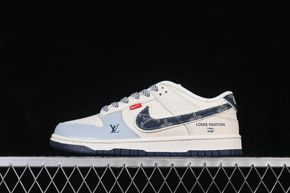 ce Blue & Cream Denim-Accent Low-Top SD duck