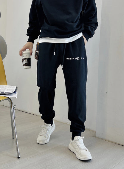 Maison Margiela Numeric Logo Sweatpants