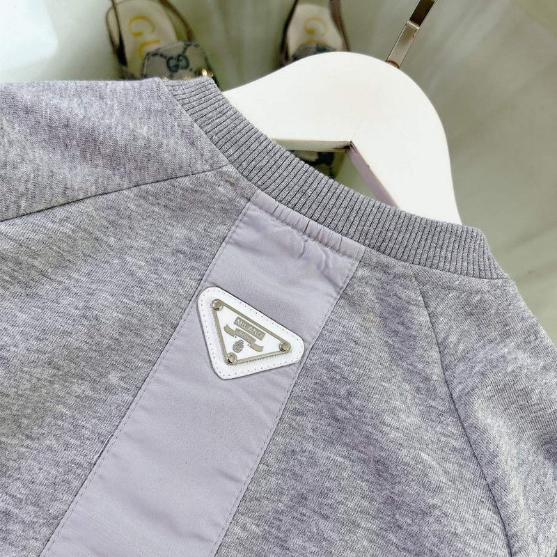 Prada Kids Grey Tracksuit Set