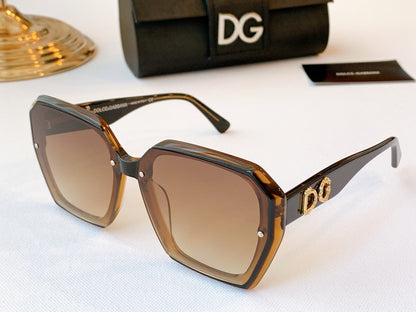 D&G Geometric Square Sunglasses – Multi-Color Collection