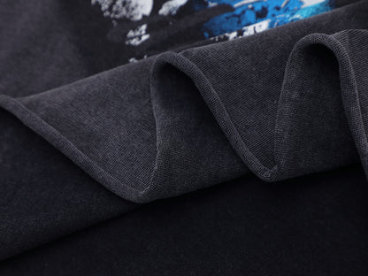 FIRST ROW Warning Not So Quiet Wolf Cropped Tee