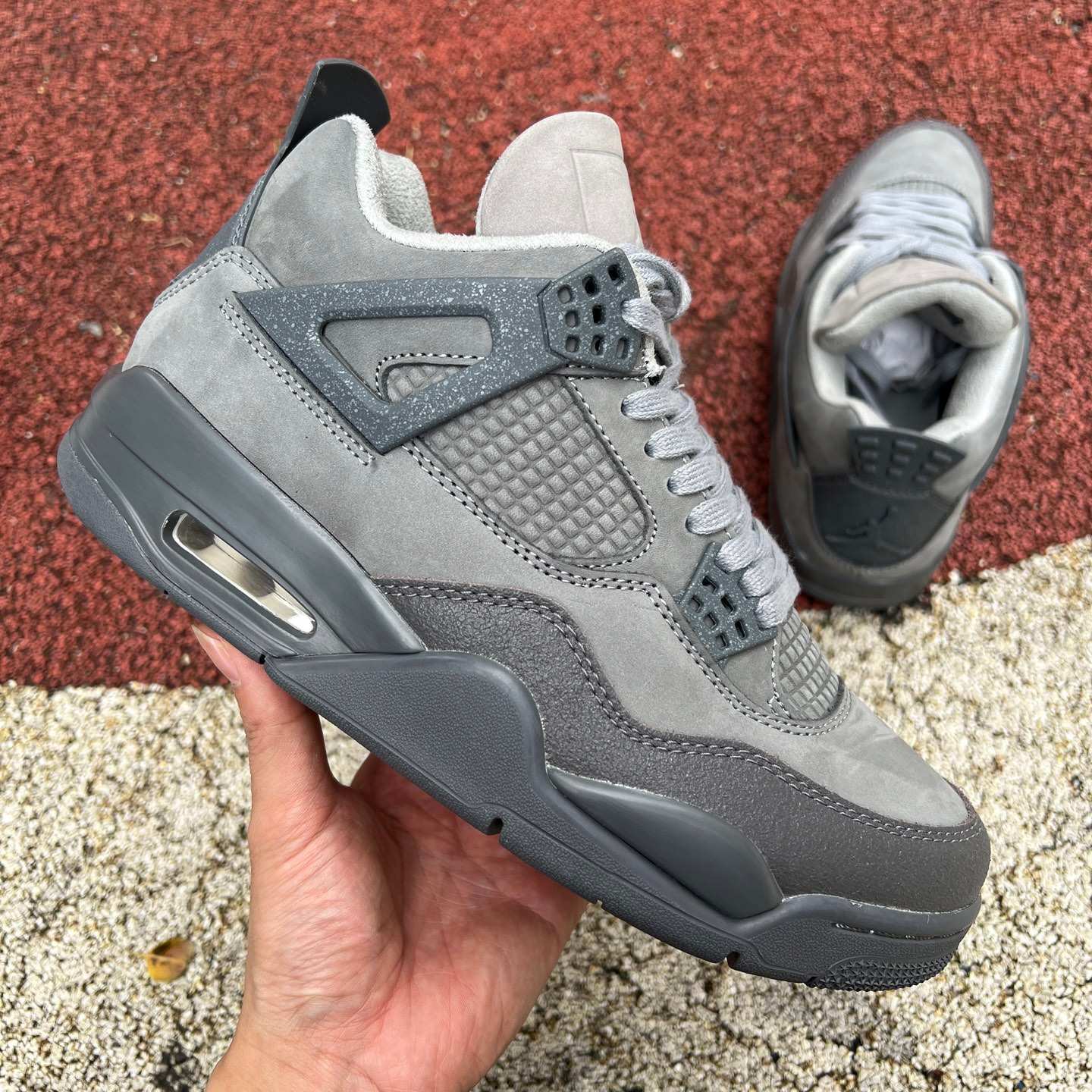 Elite Retro 4 Slate Suede