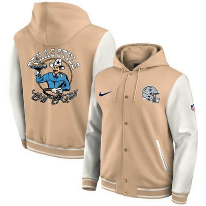 “Texas Style” Hooded Varsity Jacket