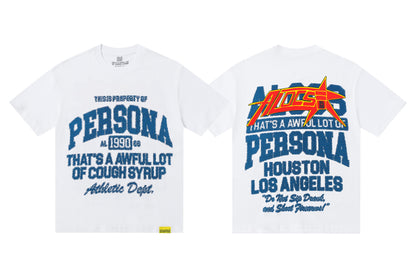 THAT’S A AWFUL LOT OF COUGH SYRUP  Persona Athletic Dept. Graphic T-Shirt
