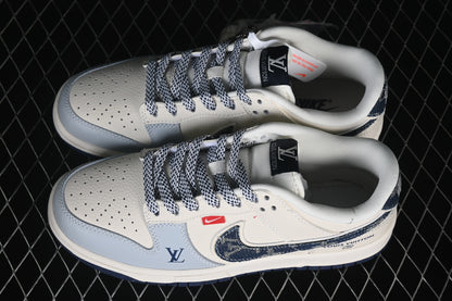 ce Blue & Cream Denim-Accent Low-Top SD duck