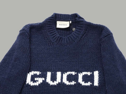 Gucci Navy Blue Knit Sweater