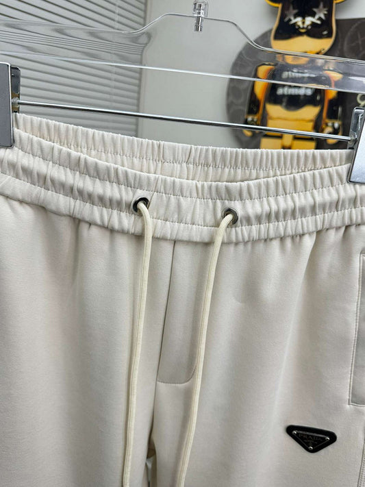 Prada Milano Logo Cotton Joggers