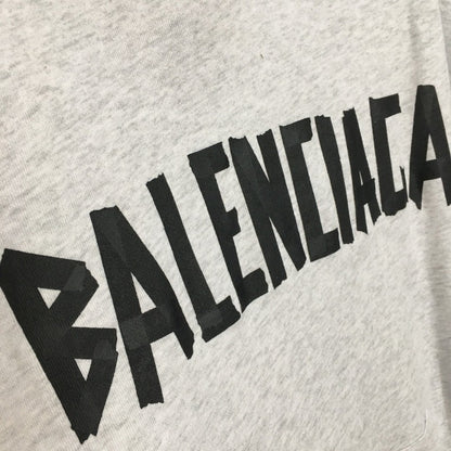 Balenciaga Grey Oversized Hoodie