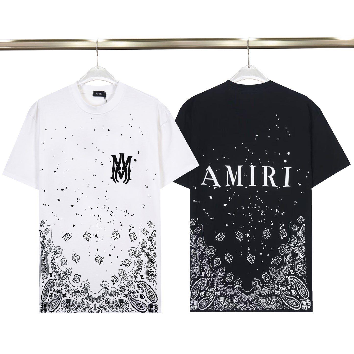 Urban King Splatter‑Bandana Tee