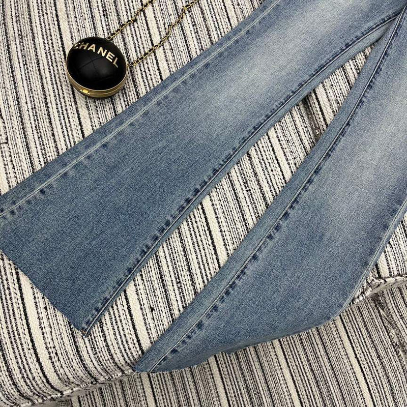 Prada High-Waisted Flared Jeans