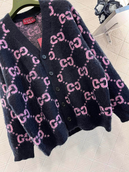 Gucci GG Monogram Knitted Cardigan