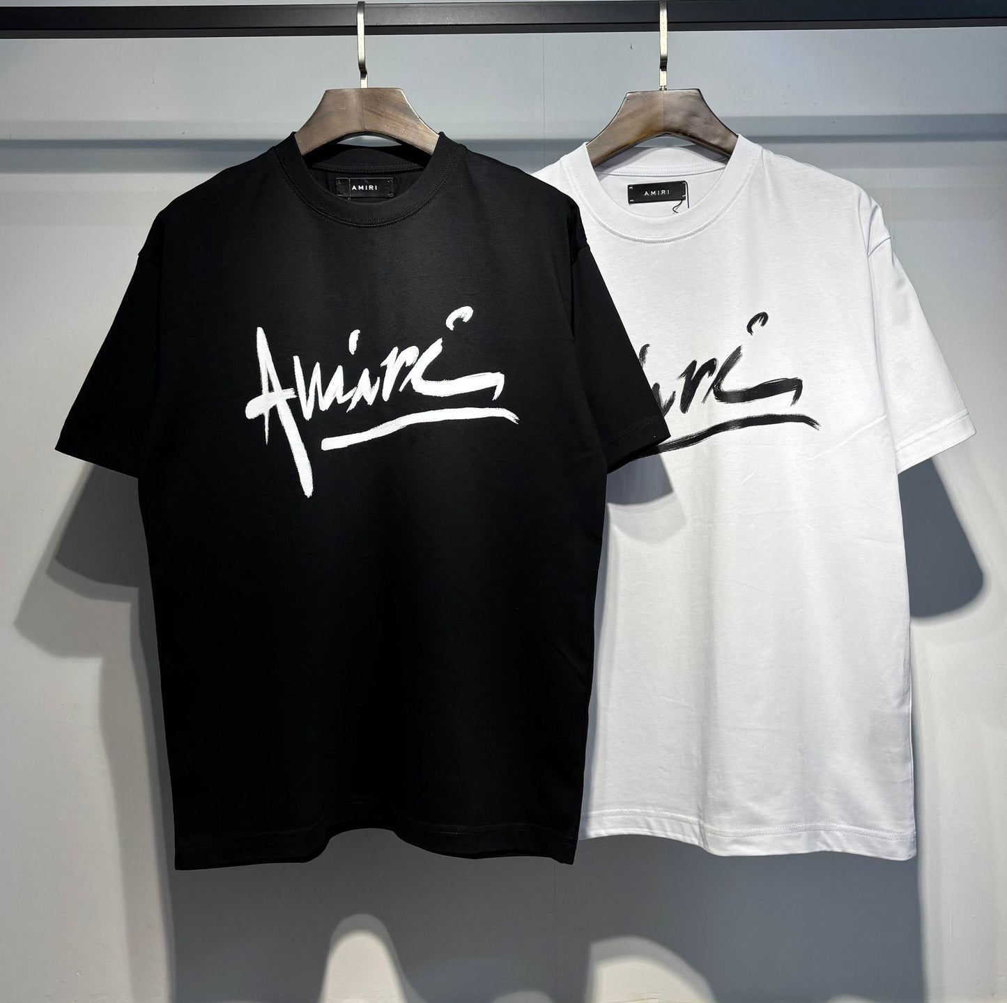 Script Logo Tee — Black or White