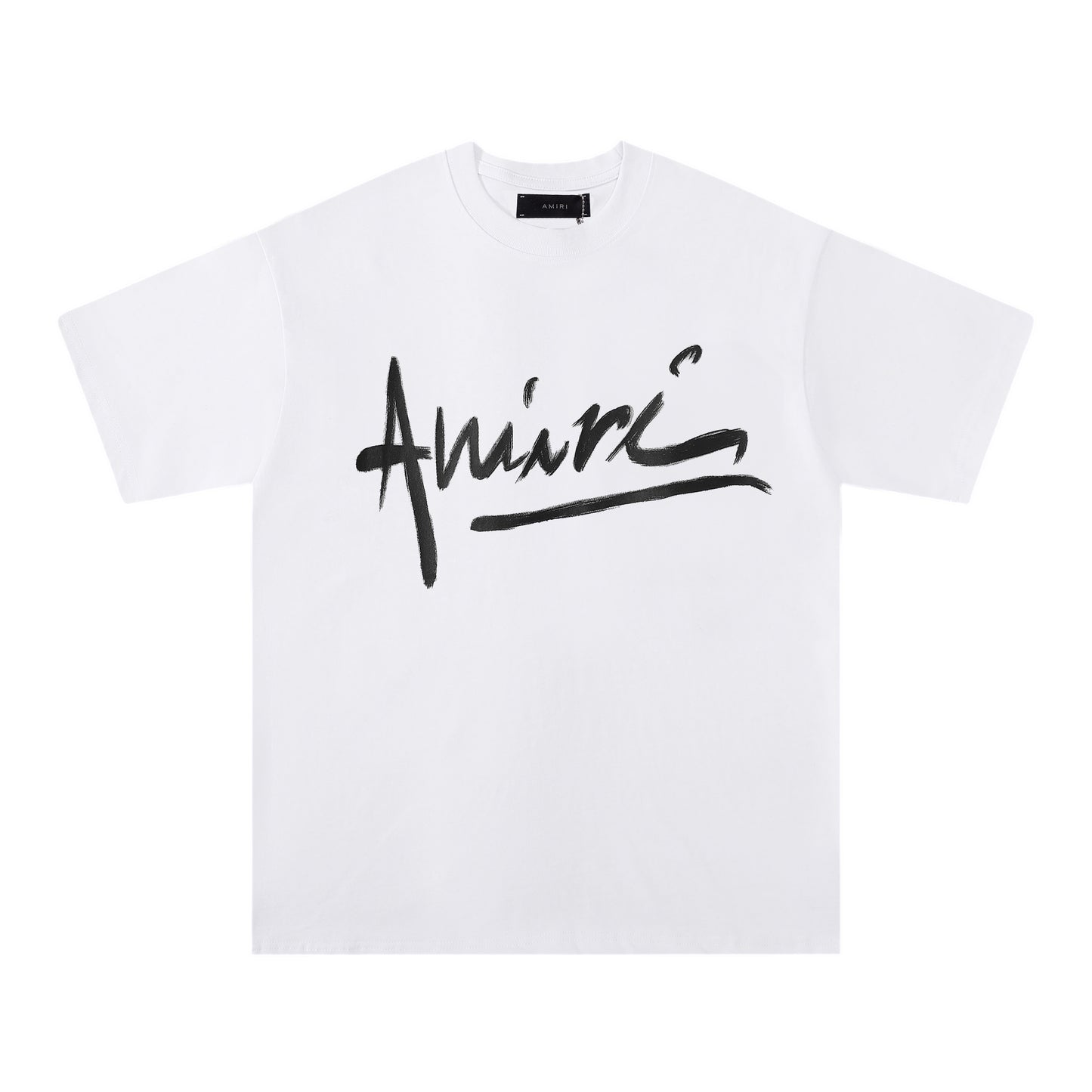 Script Logo Tee — Black or White