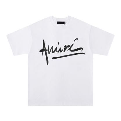 Script Logo Tee — Black or White