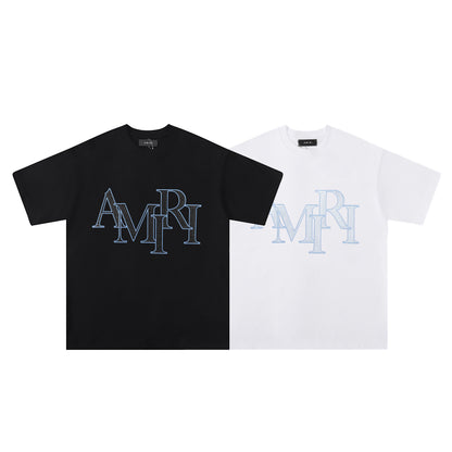 Bold Outline Graphic Tee — Black or White