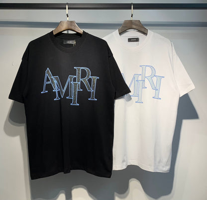 Bold Outline Graphic Tee — Black or White