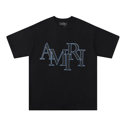 Bold Outline Graphic Tee — Black or White