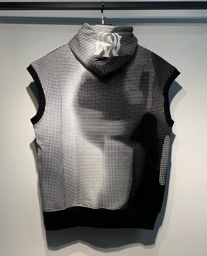 Pixel Gradient Sleeveless Set — Black or Blue