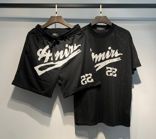 Mesh Athletic Script Set — Black or White