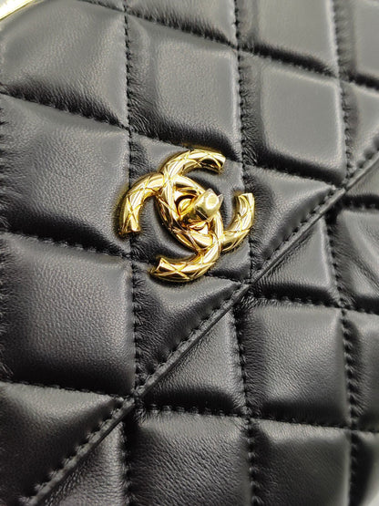 Classic Lambskin Top‑Handle Mini