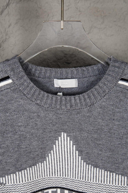 Christian Dior Star-Detail Wool Sweater
