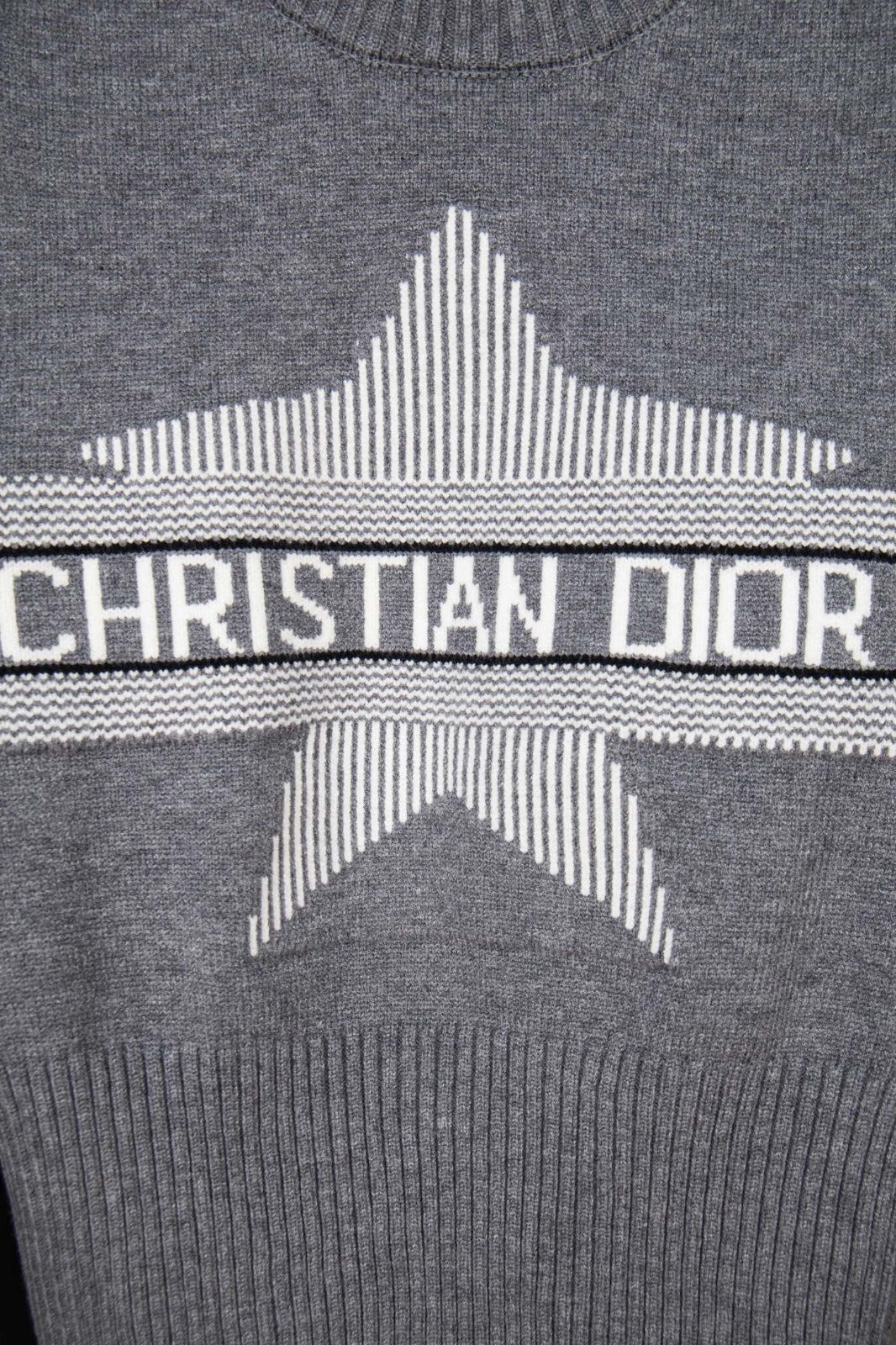 Christian Dior Star-Detail Wool Sweater
